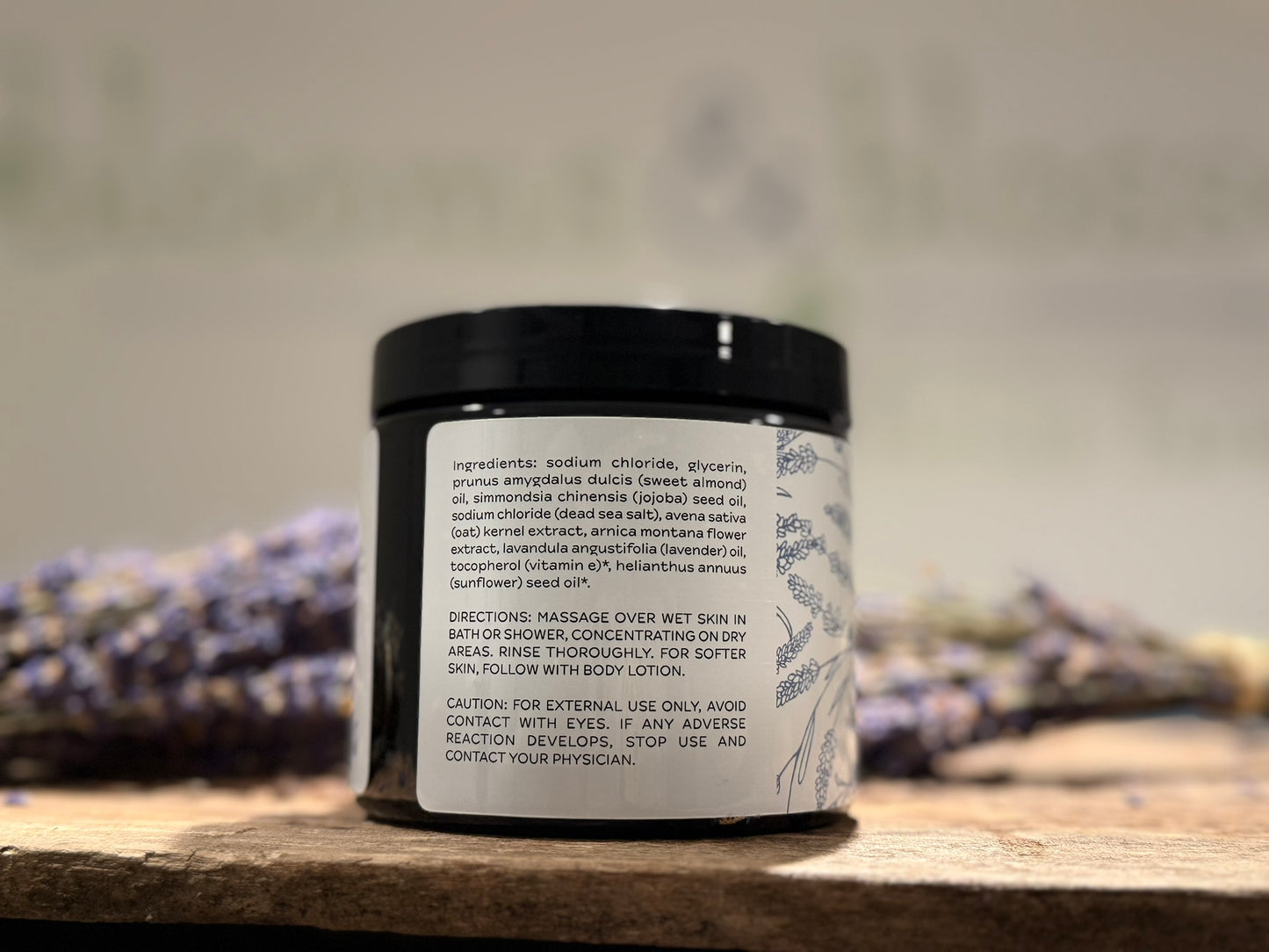 Lavender Mineral Salt Scrub