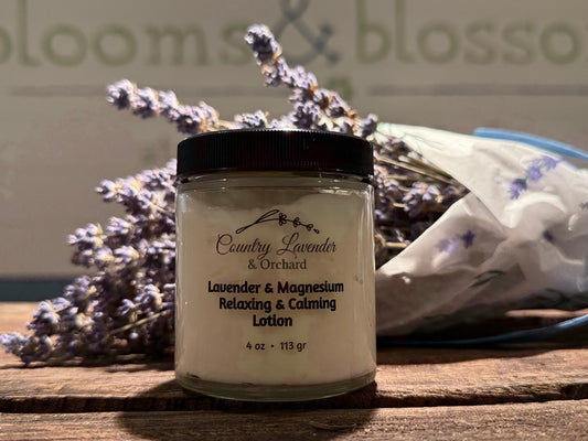Lavender & Magnesium Relaxing & Calming Lotion