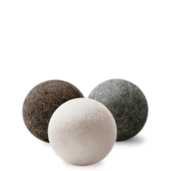 100% Pure Merino and Corriedale Wool Dryer Balls- 6 pack