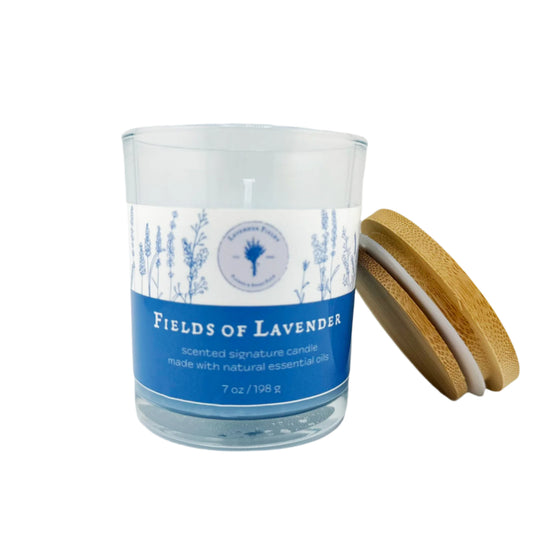 Fields of Lavender Essential Oil Candle